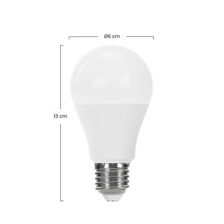Bombilla LED Estándar E27 9W Equi.60W 806lm RGB con Mando a Distancia 25000H 7hSevenOn Premium Bombillas LED 4