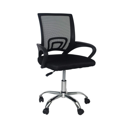 Cadeira de secretária clássica com rodízios 95x65x52cm Thinia Home Cadeiras de secretária com rodízios 1