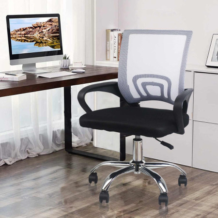 Silla de Escritorio con Ruedas Classic 95x65x52cm Thinia Home Sillas Con Ruedas para Escritorio 14