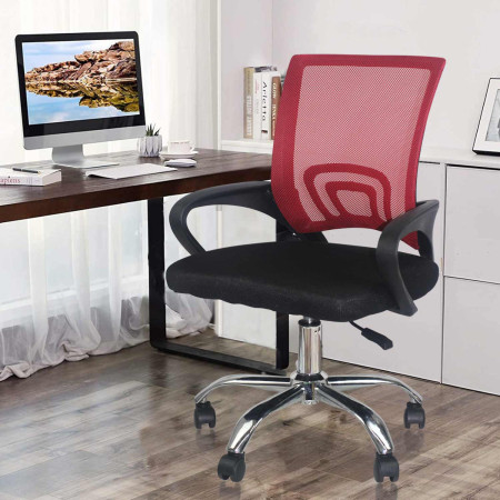 Silla de Escritorio con Ruedas Classic 95x65x52cm Thinia Home Sillas Con Ruedas para Escritorio 28