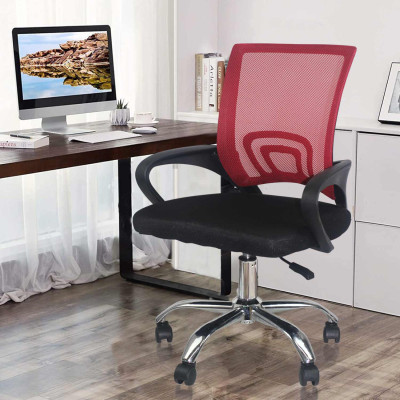 Silla de Escritorio con Ruedas Classic 95x65x52cm Thinia Home Sillas Con Ruedas para Escritorio 28