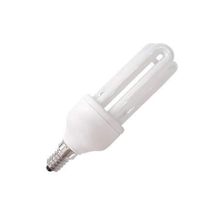 Pack 3 Lâmpadas CFL economizadoras de energia 3U E14 15W 825lm 2700K 7hSevenOn Iluminação economizadora de energia 2