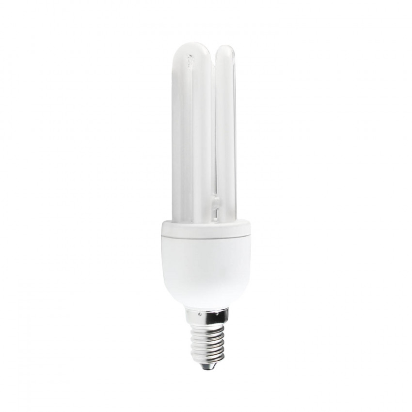 Lâmpada CFL de poupança de energia Mini 3U E14 15W 900lm 2700K 7hSevenOn Iluminação de poupança de energia 1