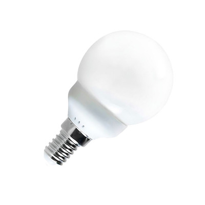 Lâmpada CFL economizadora de energia Mini Globe E14 7W 385lm 2700K 7hSevenOn Iluminação economizadora de energia 2