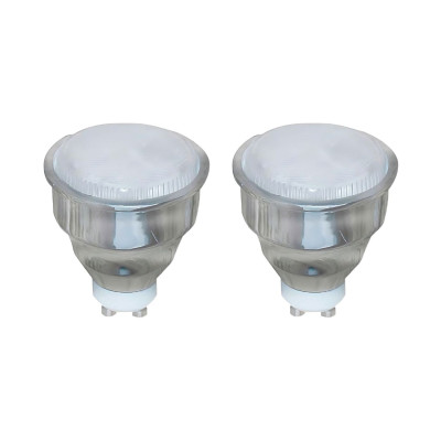Confezione da 2 lampadine CFL a basso consumo Spotlight GU10 9W 400lm 2700K 7hDayron Illuminazione a basso consumo 1