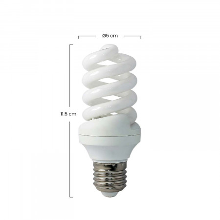 Bombilla CFL Bajo Consumo Espiral E27 9W 400lm 2700K Economiklas Iluminación Bajo Consumo 3 Bombilla CFL Bajo Consumo Espiral E27 9W 400lm 2700K Economiklas Iluminación Bajo Consumo 3