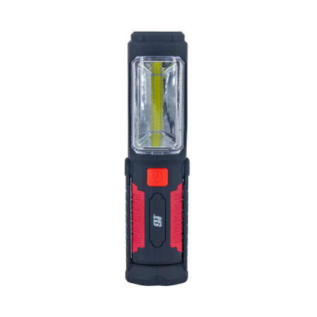 Linterna LED de Trabajo Plegable con 2 Modos de Iluminación Negro/Naranja 6000K 25000H 7hSevenOn Deco Linternas 1