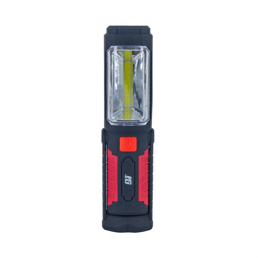 Linterna LED de Trabajo Plegable con 2 Modos de Iluminación Negro/Naranja 6000K 25000H 7hSevenOn Deco Linternas 1