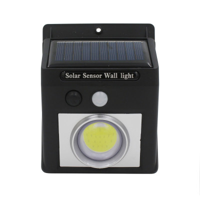 Applique a LED a energia solare con sensore crepuscolare e di movimento, nera, 7500K, 20.000 ore 7hSevenOn