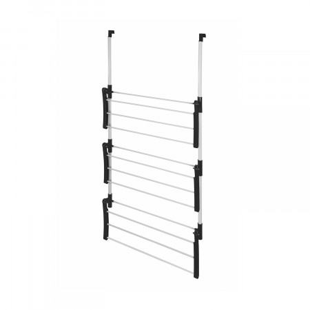 Tendedero Colgante para Puertas Gris/Negro 61x29x118cm O91 Tendederos 2
