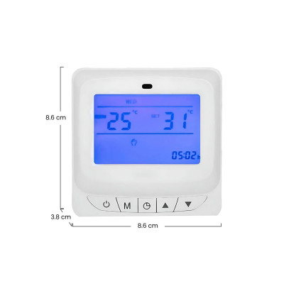 Termostato digital programável 7hSevenOn Elec Termostatos WIFI 3