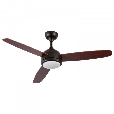 Ventilador de Techo con Luz 3 Aspas 56W 6 Velocidades Vermont Negro O91 Ventiladores de Techo 1
