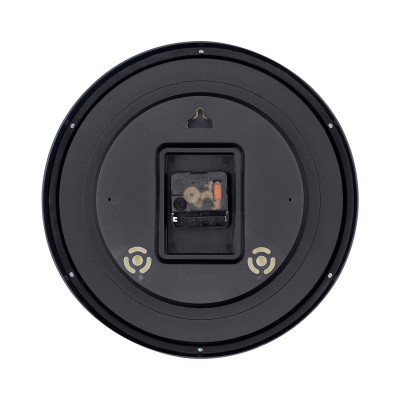 Reloj de Pared Clásico Negro con Esfera Blanca Ø30.5 cm O91 Relojes de Pared 5