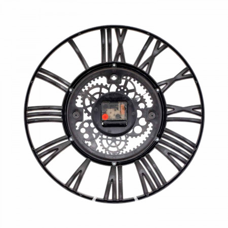 Reloj de Pared Vintage Troquelado Negro/Dorado Ø38 cm O91 Relojes de Pared 5