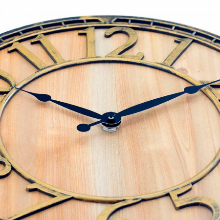 Reloj de Pared Vintage Marrón Ø33cm O91 Relojes de Pared 2