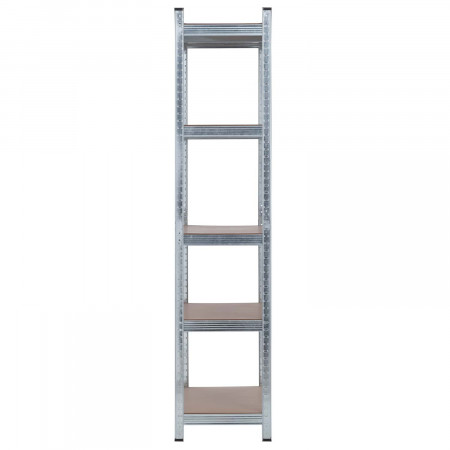 Pack 2 Estanterías Modulares Galvanizadas con 5 Baldas Ajustables 180x90x40cm 875Kg Thinia Home Estanterías 2