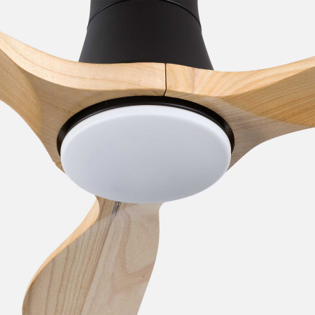 Ventilador de teto com luz 3 pás 56W 6 velocidades Dakota O91 Ventiladores de teto 9