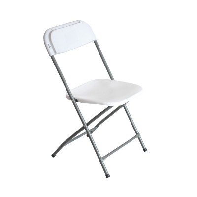 Pack 4 cadeiras dobráveis brancas 49x44.5x80.5cm 7house Cadeiras e cadeirões para exterior 2