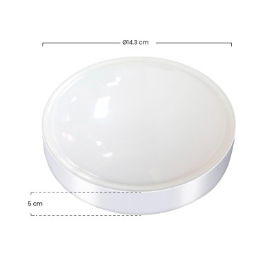 Luz de Noche Quitamiedos LED Circular con Interruptor 7hSevenOn Elec Luz de Noche 2