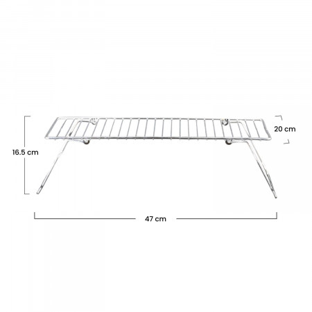 Prateleira organizadora de cozinha dobrável 47x20x16.5cm 7house Acessórios de cozinha 11