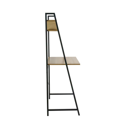 Escritorio Metálico con Estantería Organizadora de Madera Oyam 142x84x46cm 7house Escritorios 3