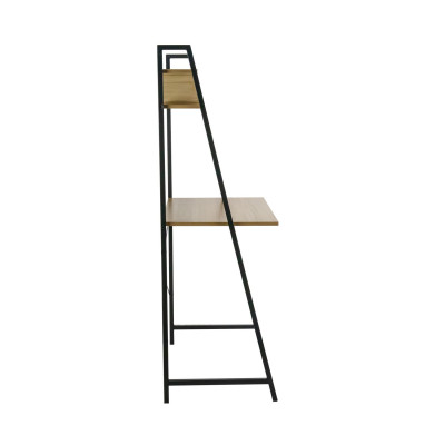 Escritorio Metálico con Estantería Organizadora de Madera Oyam 142x84x46cm 7house Escritorios 3