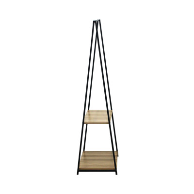Perchero de Barra Metálico Triangular con 2 Baldas Osto 150x64x40cm 7house Percheros 3