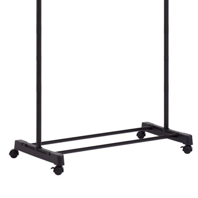 Einfacher Kleiderständer aus Metall mit Schuhregal „Venue“ in Schwarz, 157 x 74,5 x 41,5 cm 7house