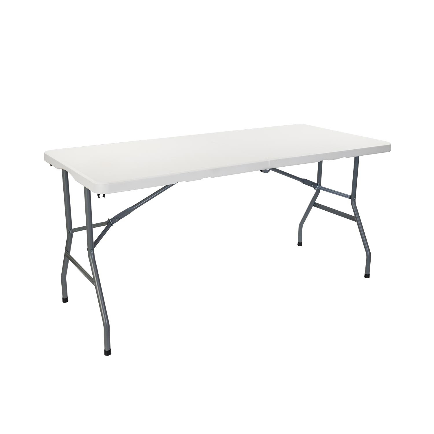 Mesa Plegable 150cm Rectangular Blanca Catering Thinia Home