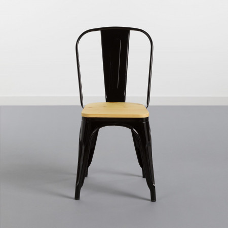 Pack 4 Sillas Industriales Strong con Asiento de Madera 45x54x85cm Thinia Home Packs de Sillas 8