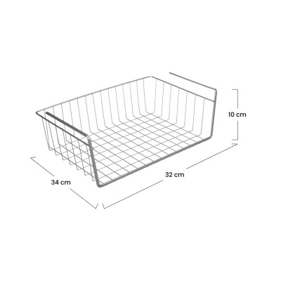 Cesta Colgante de Armario 32x34x10cm 7house Accesorios de Cocina 10