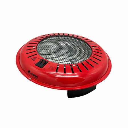 Braseiro elétrico 3 modos de potência 300W/500W/800W Vermelho Ø34x9.5cm Raydan Home Fogões de resistência 3