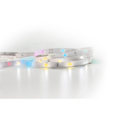 Fita LED RGB 2m 6W Regulável por Controlo Remoto 15000H 7hSevenOn Fita LED 1