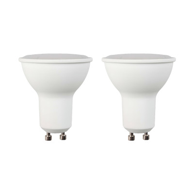 Pack 2 Projectores LED GU10 8W Equi.60W 700lm 25000H 7hSevenOn Premium Lâmpadas LED 1