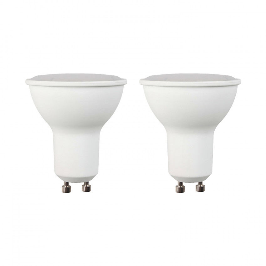 Pack 2 Bombillas LED Spotlight GU10 8W Equi.60W 700lm 6000K 25000H 7hSevenOn Premium Bombillas LED 1