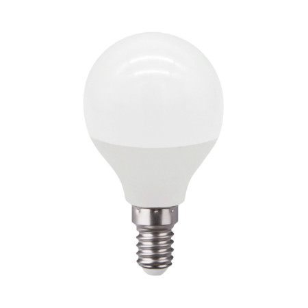 2er-Pack kugelförmige LED-Lampen E14, 6 W (entspricht 40 W), 470 lm, 3000 K, 25.000 Stunden 7hSevenOn Premium