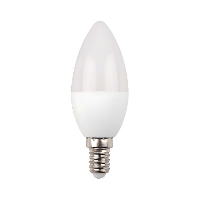 Pack 2 Bombillas LED Vela E14 7.4W Equi.60W 806lm 6000K 25000H 7hSevenOn Premium Bombillas LED 2