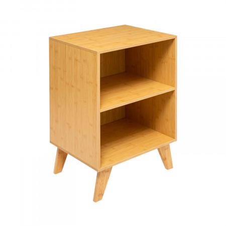 Mueble Modular de Bambú con 2 Niveles 70x45x35cm 7house Cómodas y Cajoneras 1