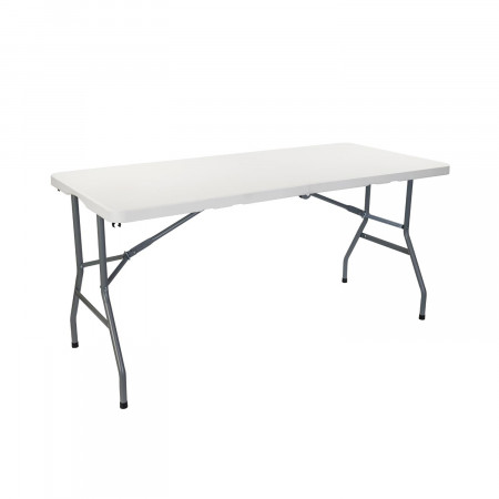 Mesa Plegable Rectangular para Catering Blanco 150x74cm Thinia Home Mesas Plegables 1