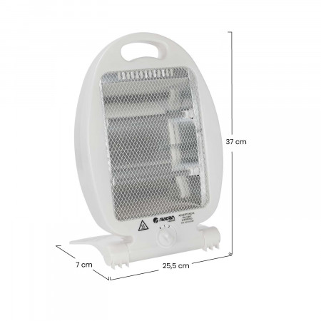 Estufa de Cuarzo Fija Vertical 800W Thinia Home Estufas de Resistencia 6