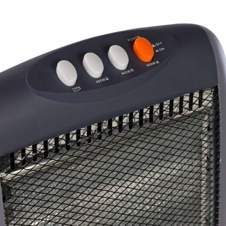 Estufa Halógena Oscilante 1200W Thinia Home Estufas de Resistencia 4