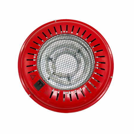 Elektrische Feuerschale, 3 Leistungsstufen: 300 W/500 W/800 W, rot, Ø34x9.5cm Thinia Home