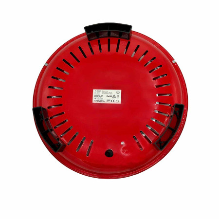 Brasero Eléctrico 3 Modos de Potencia 300W/500W/800W Rojo Ø34x9.5cm Thinia Home Estufas de Resistencia 4