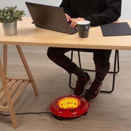 Brasero Eléctrico 3 Modos de Potencia 300W/500W/800W Rojo Ø34x9.5cm Thinia Home Estufas de Resistencia 6