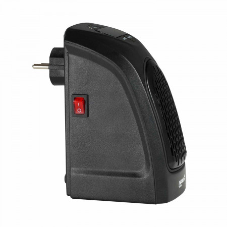 Mini Aquecedor de Parede Plug-in 400W Preto Thinia Home Aquecedores Eléctricos 1