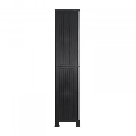 Armario de Resina Exterior con 3 Baldas 171x68x39cm Thinia Home Armarios para Exterior 4