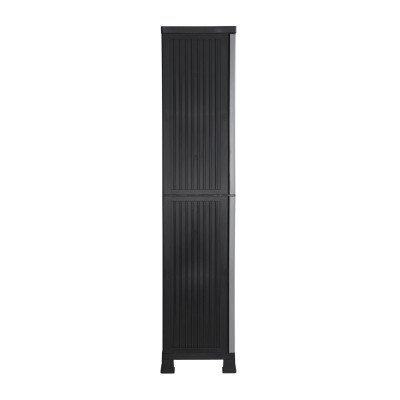 Armario de Resina Exterior con 3 Baldas 171x68x39cm Thinia Home Armarios para Exterior 4