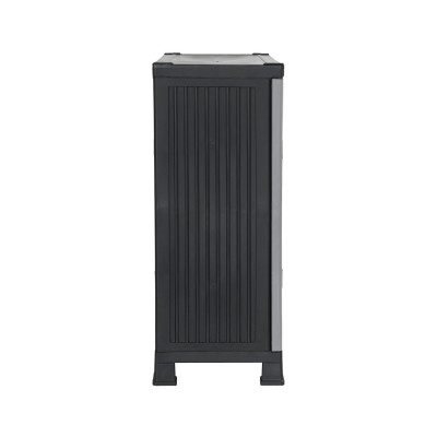 Armario de Resina Exterior Bajo con 1 Balda 92x68x39cm Thinia Home Armarios para Exterior 4