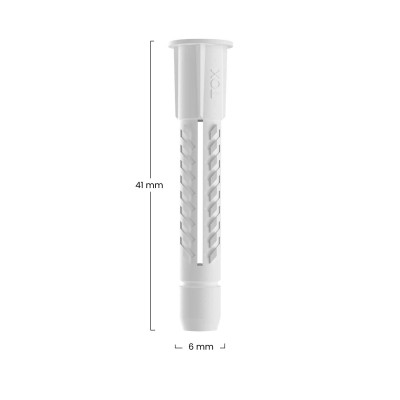 Conjunto de 190 cavilhas universais multiusos 6x41 mm Tactix
