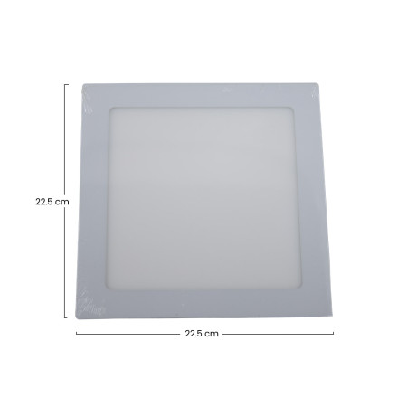 Downlight LED Ultraslim Cuadrado 15W 1100lm 22.5x22.5cm 4000K Blanco 25000H Primer Leader Downlight Superficie 5